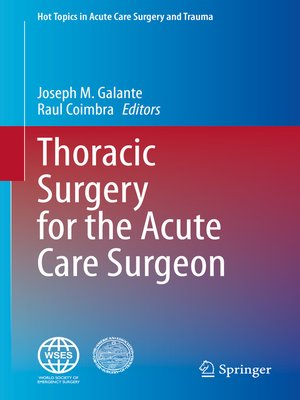 cover image of Thoracic Surgery for the Acute Care Surgeon